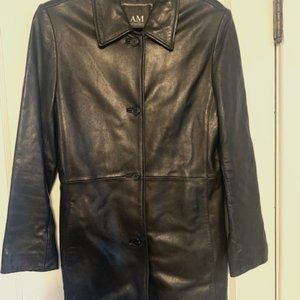 AM Studi Leather coat